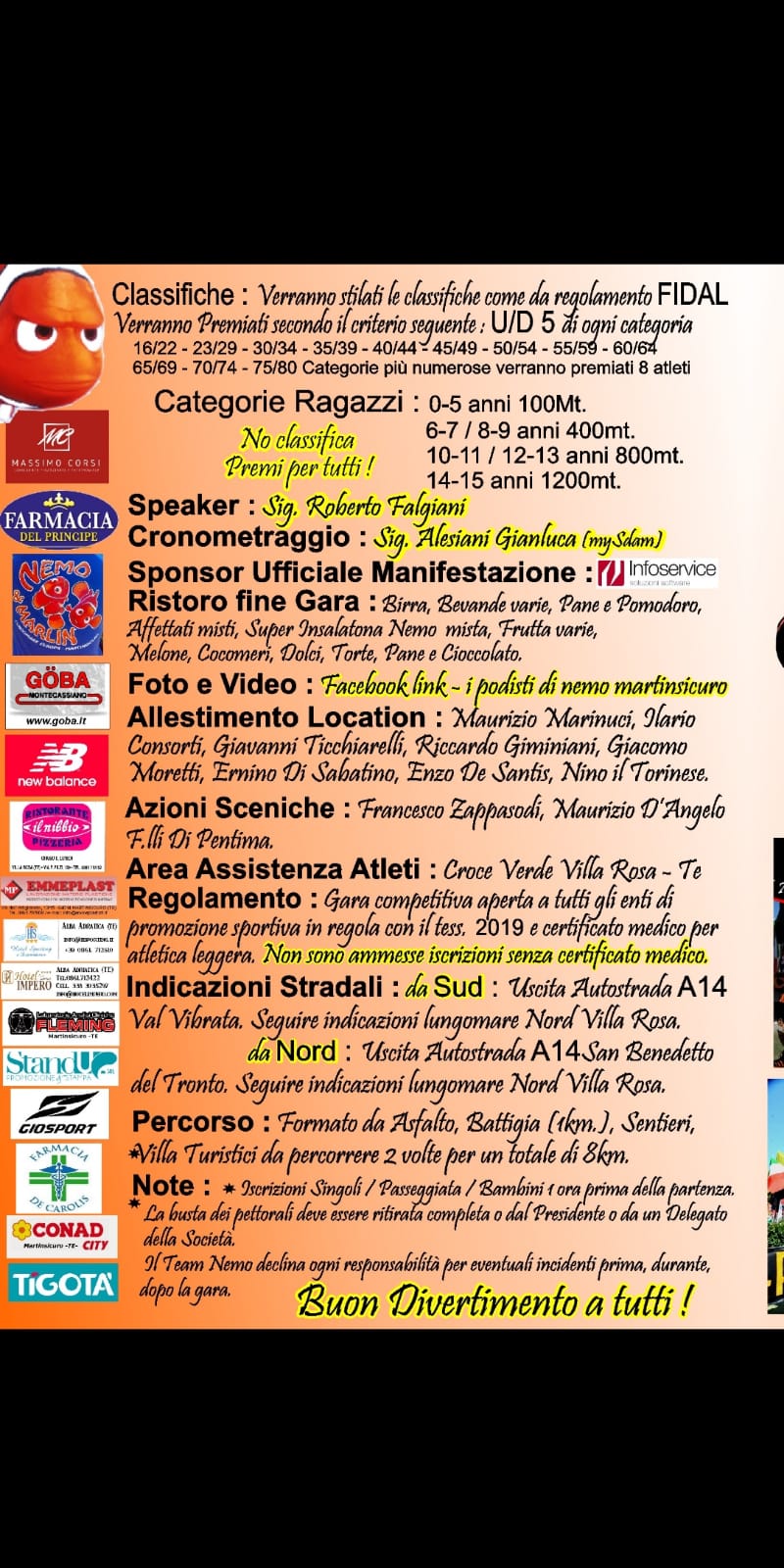 corsa di Nemo